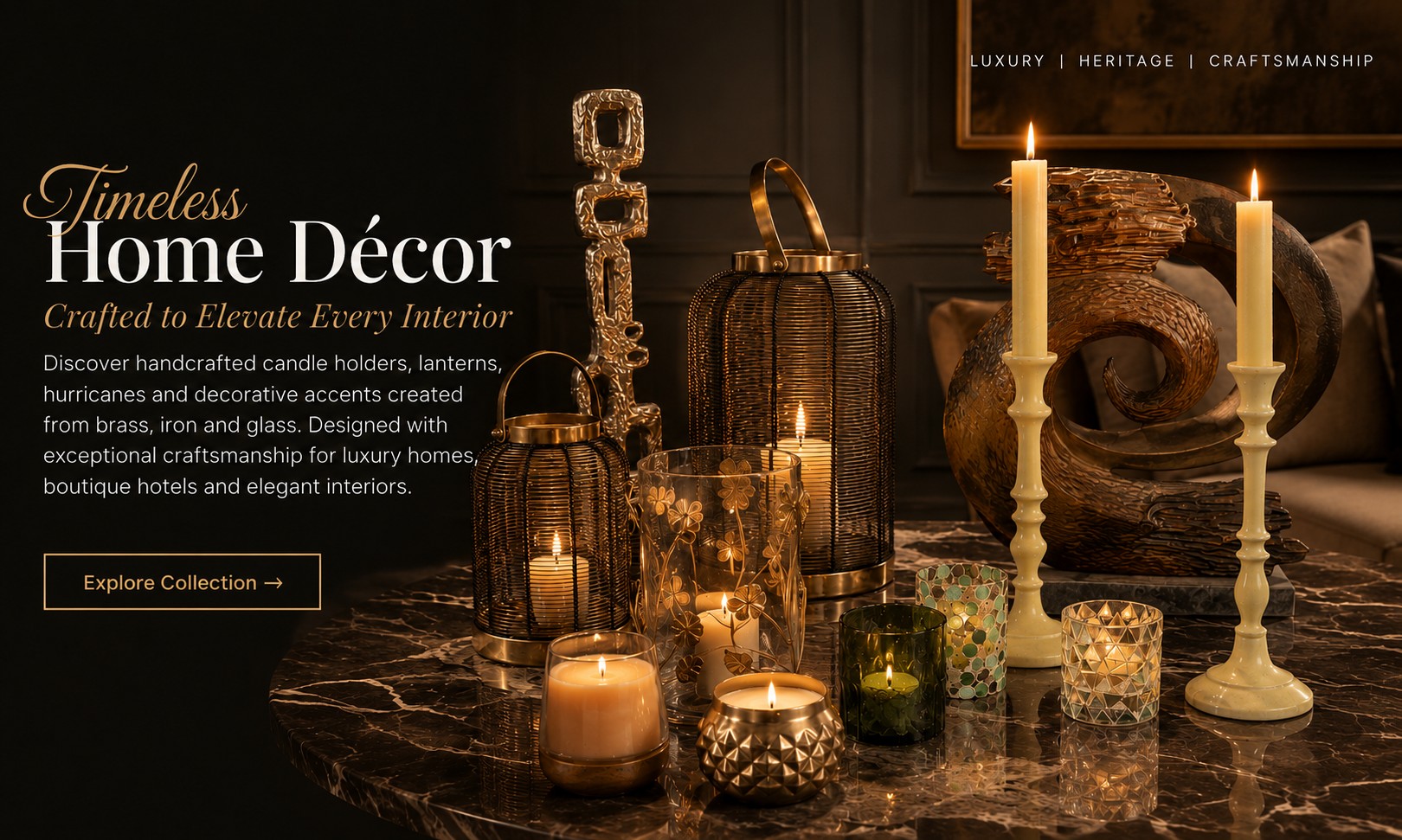 Timeless Home Décor — crafted to elevate every interior