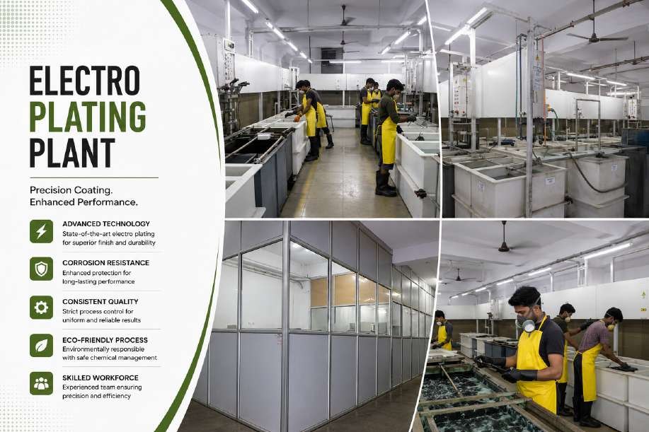 Electro plating plant